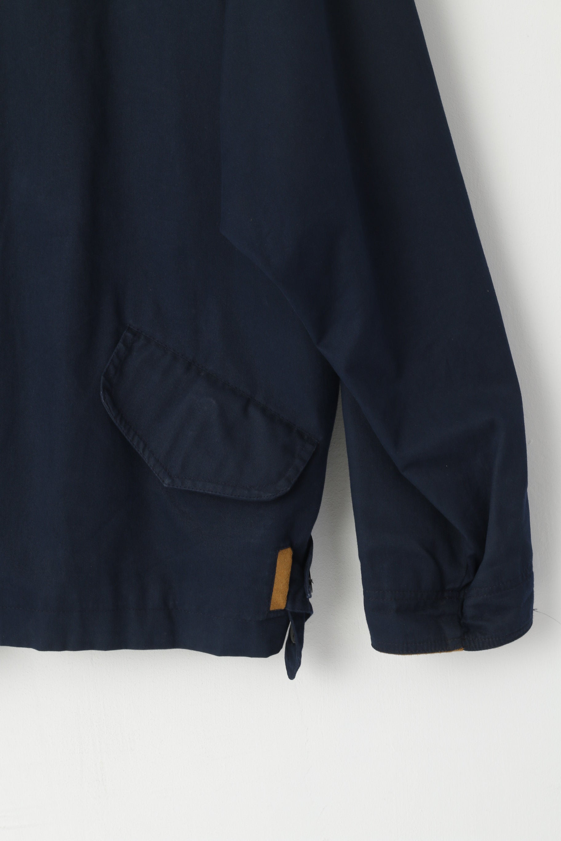 Cariboo Chilcotin Paris Men XL Jacket Navy Cotton Bomber Zip Up Casual Vintage Top