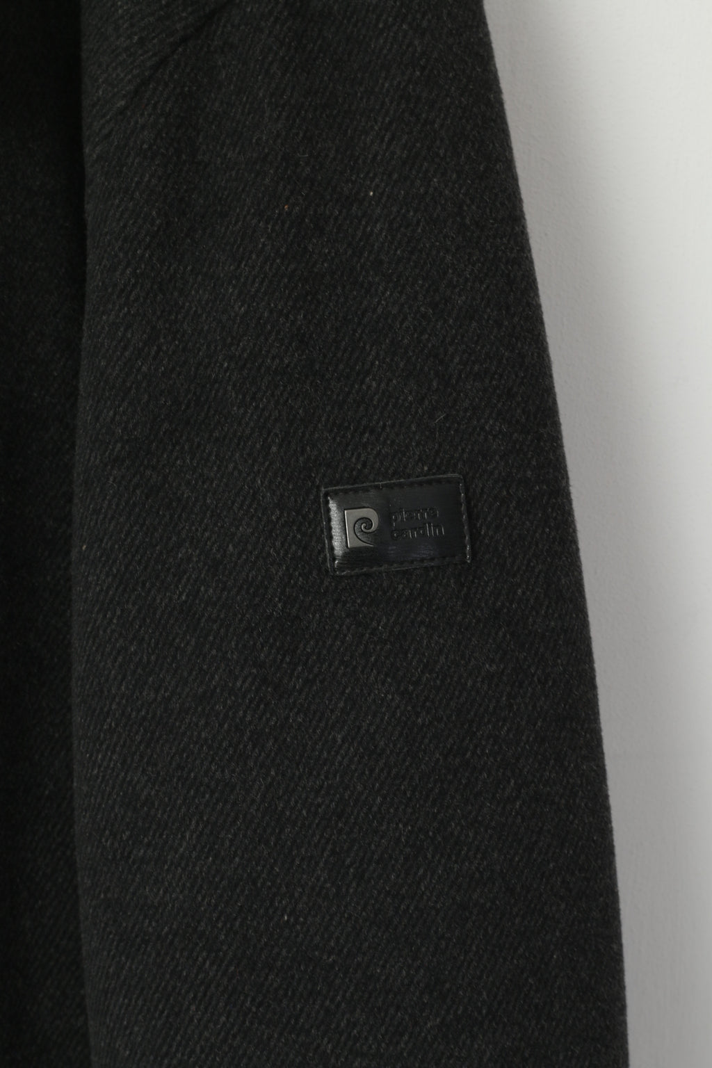 Pierre Cardin Paris Giacca da uomo 54 L in lana grigia con cerniera intera Top classico autunnale