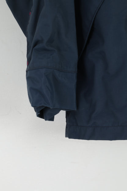 Bailo Men 50 L Jacket Navy Amaranth Nylon Waterproof Hooded Outdoor Top