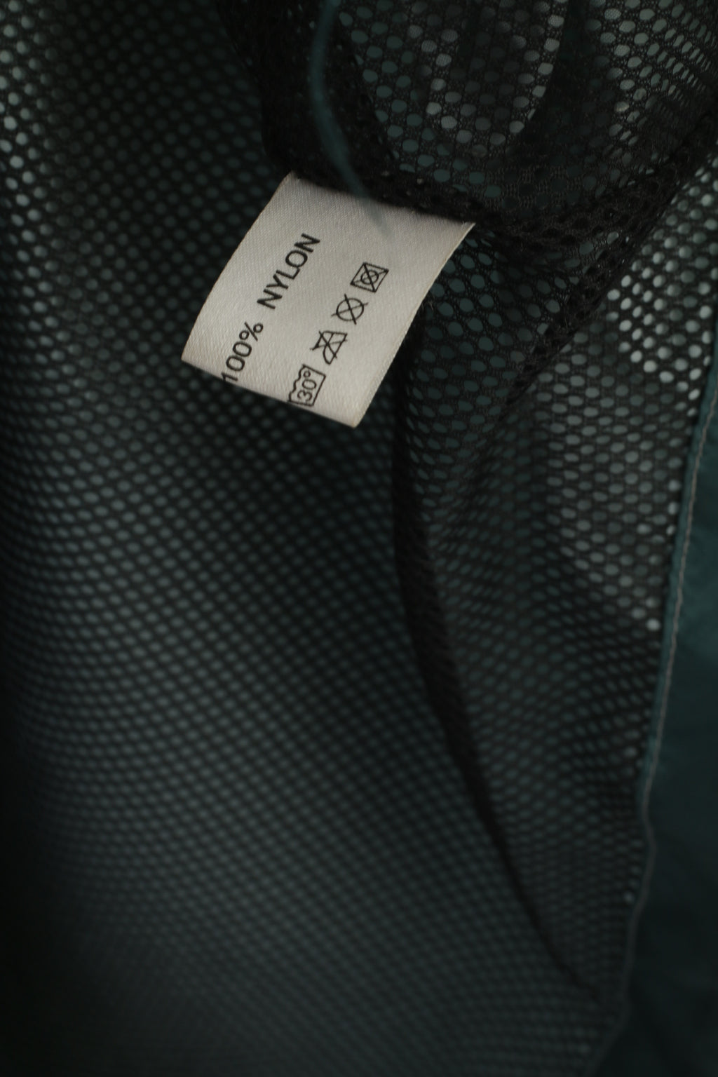 Equator Men L Rain Jacket Green Vintage Nylon Waterproof Full Zipper Top