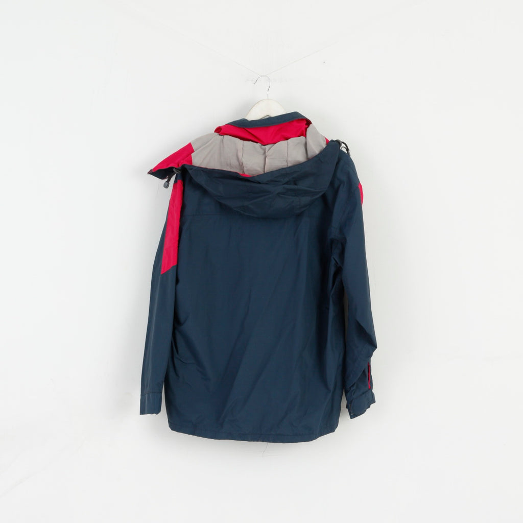 Bailo Hommes 50 L Veste Marine Amarante Nylon Imperméable À Capuche Haut Extérieur