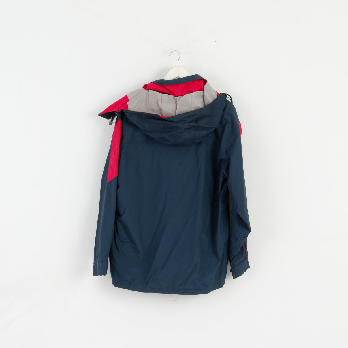 Bailo Hommes 50 L Veste Marine Amarante Nylon Imperméable À Capuche Haut Extérieur