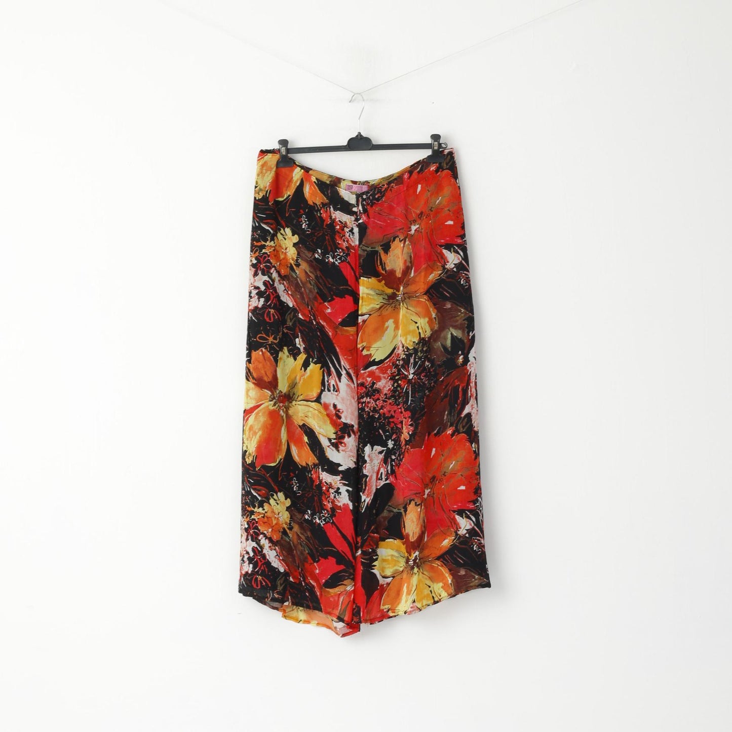 Ralph Kemp & Daxon Women 50 20 Trousers Multi Floral Culottes Summer Pants