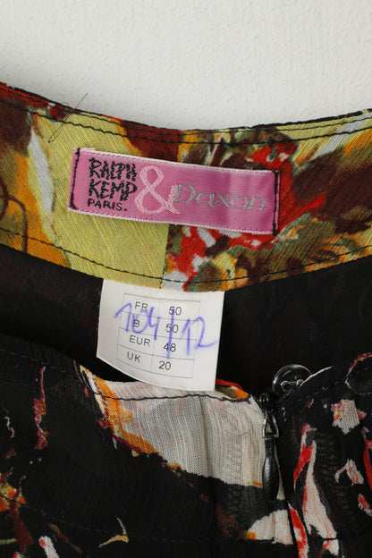 Pantaloni Ralph Kemp &amp; Daxon da donna 50 20 Pantaloni estivi con culotte multifloreali