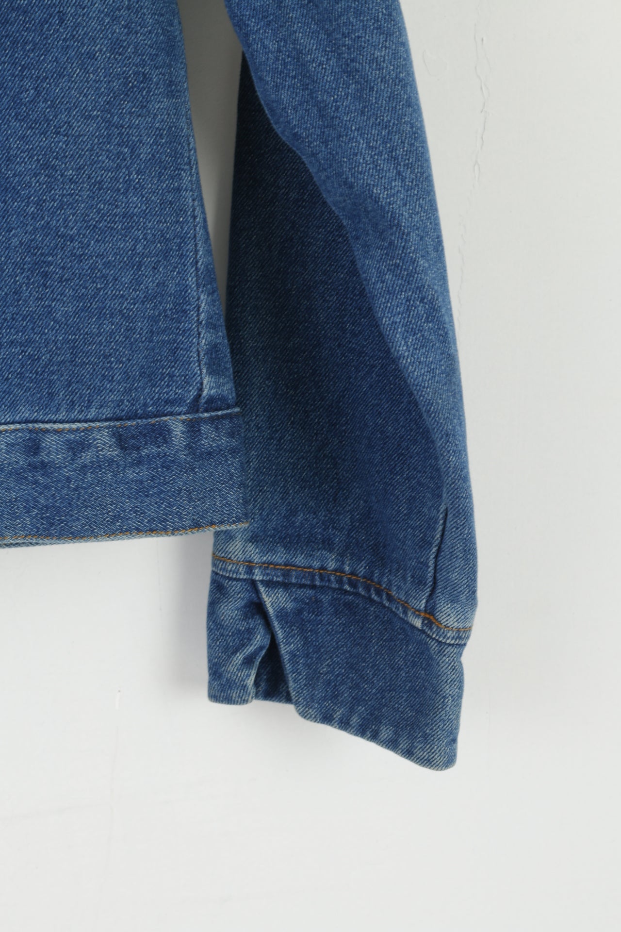 YGCC Femmes 10 36 S Veste en Jean Bleu Jeans Coton Détail Boho Haut