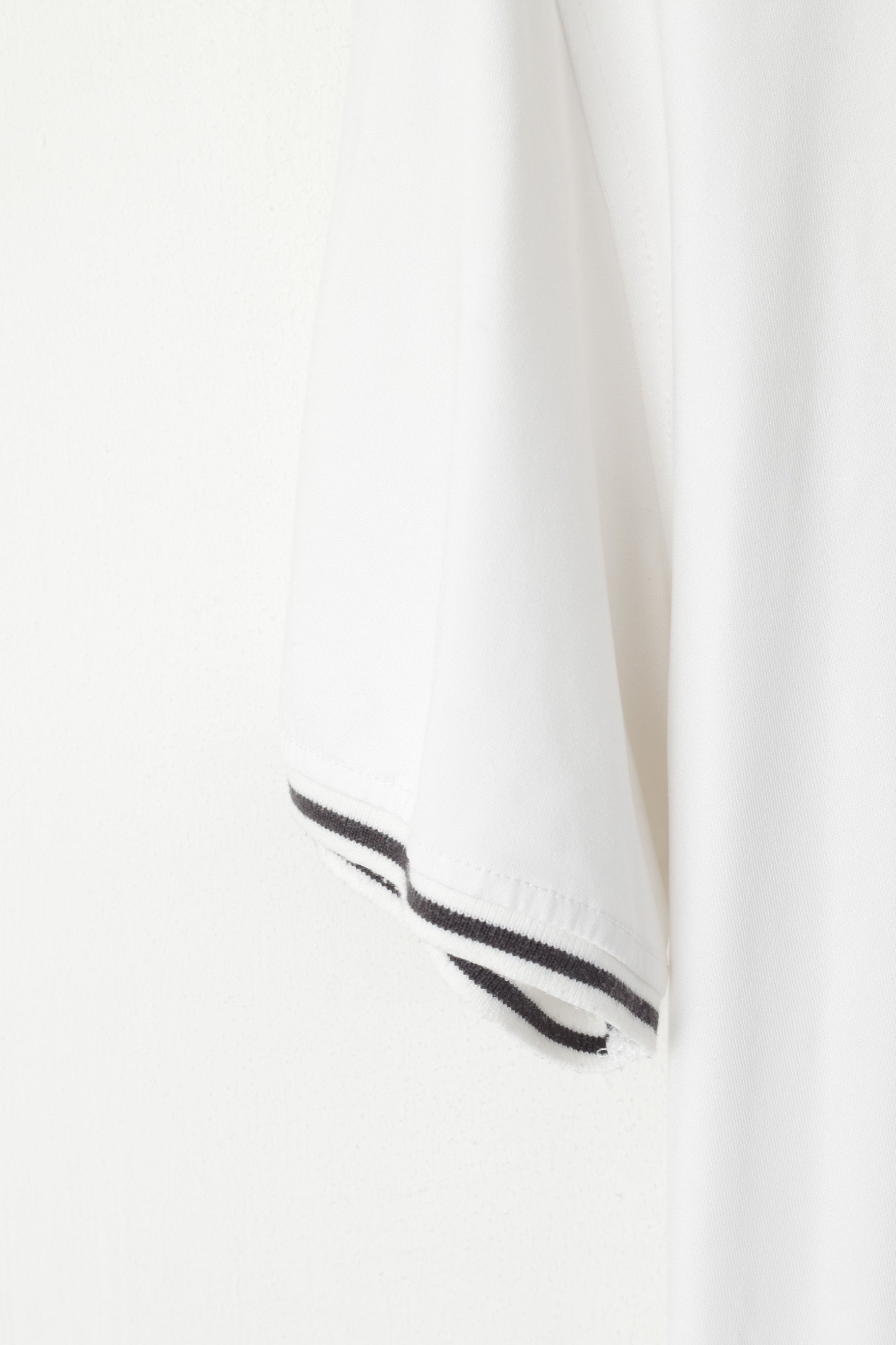 Polo Lyle &amp; Scott da uomo XL, colore bianco, colletto a righe, tinta unita