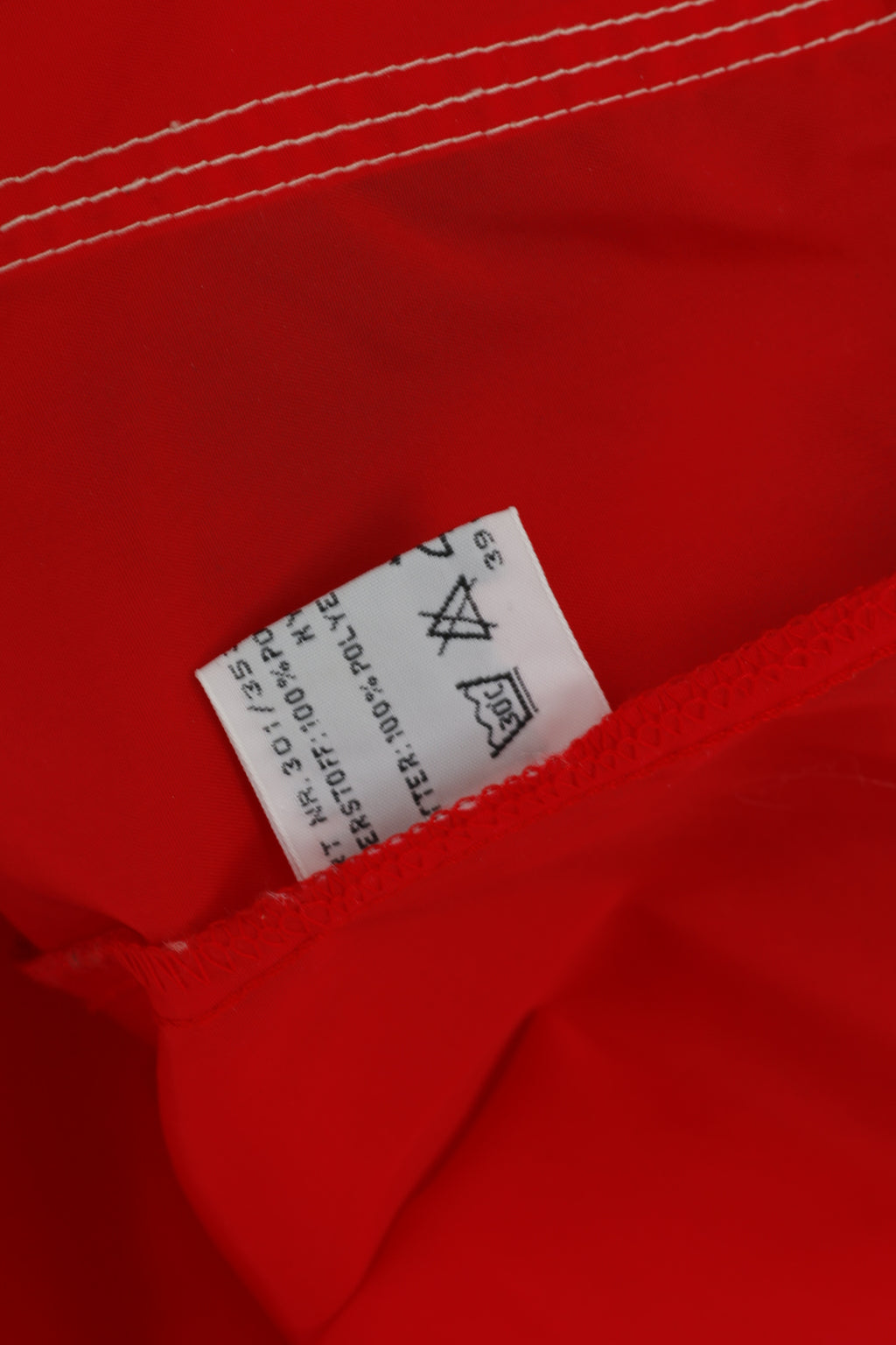 Soda Pop Jeans Wear Femme 42 XL Veste Rouge Nylon Zip Up Capuche vintage années 90