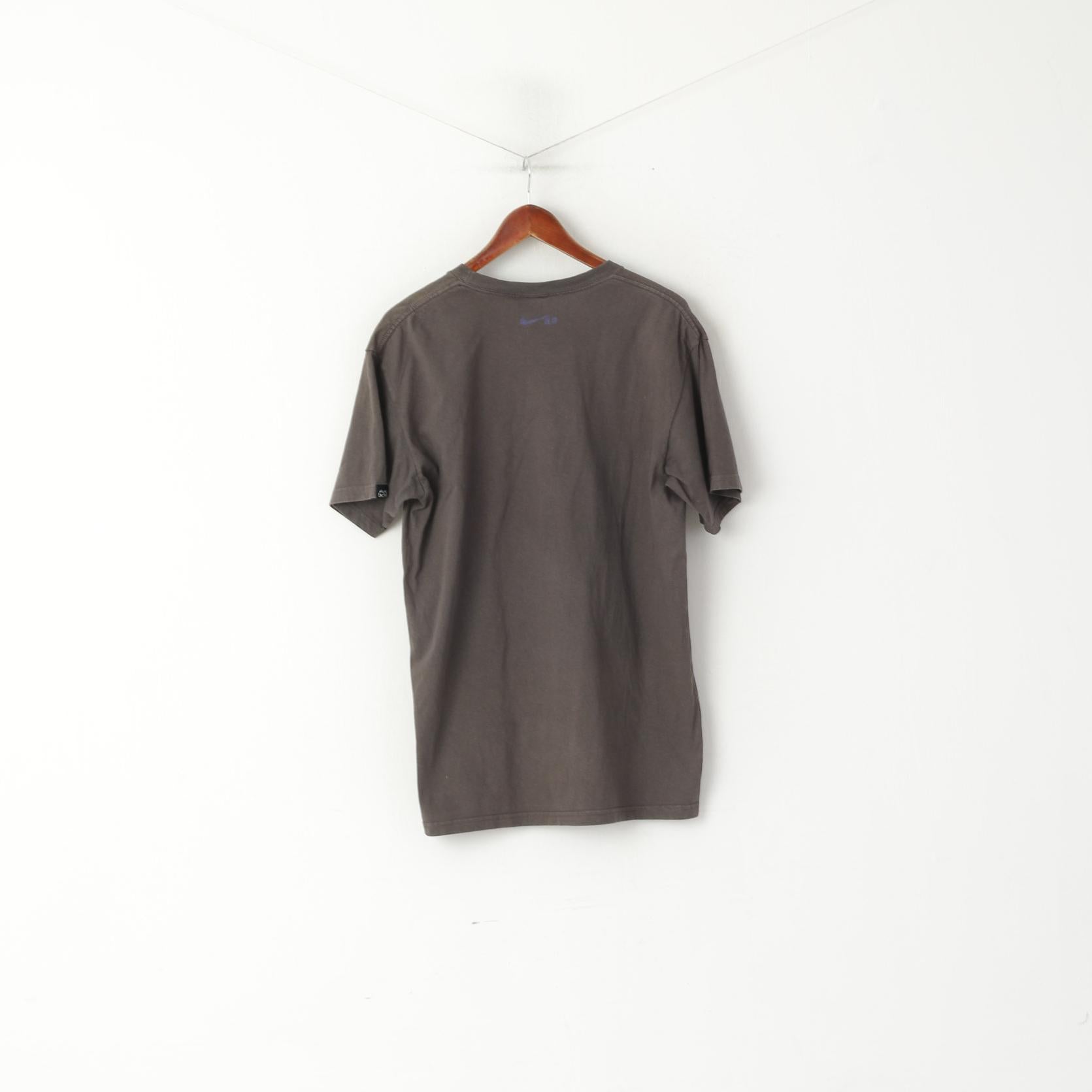 Nike Homme L T-Shirt Gris Coton Graphique 6.0 Sportswear Ras du Cou Haut