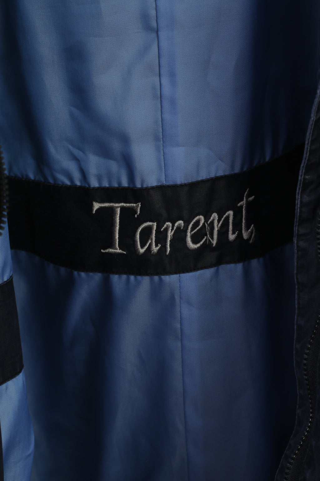 Wellensteyn Women XL Jacket Tarent Navy Shiny Full Zipper Cotton Hodded Parka