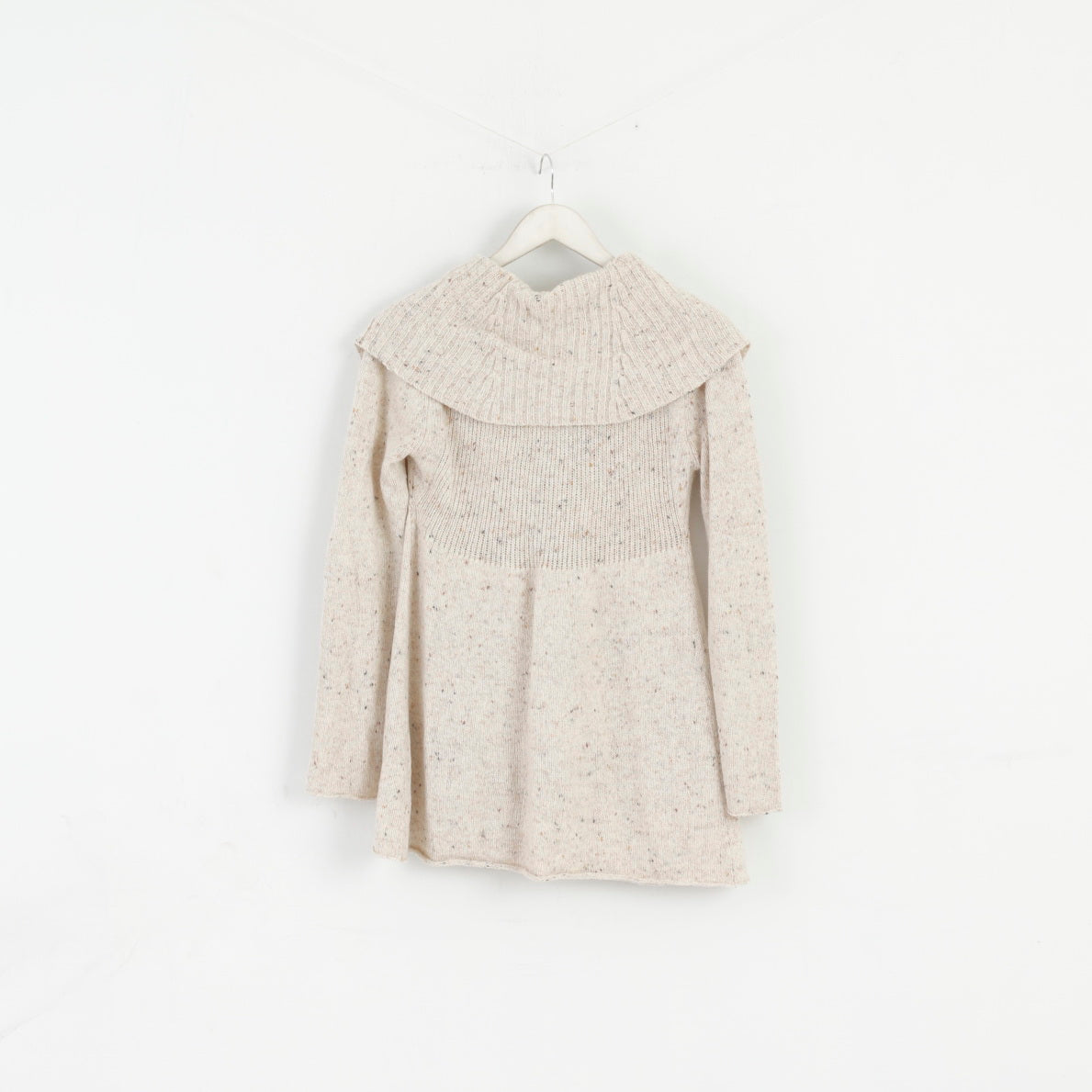 Maglione da donna Fever Maglione cardigan in misto lana angora beige