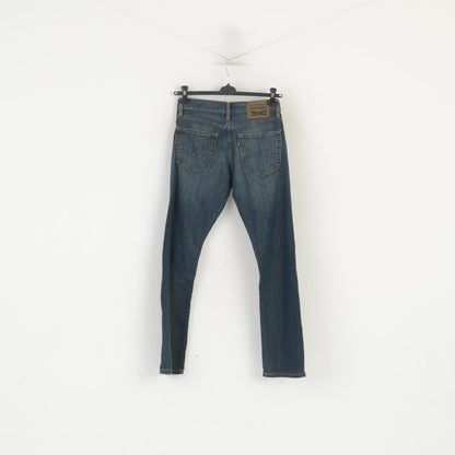 Levi's Women 30 Jeans Trousers Navy Denim Vintage Cotton Straight Leg Pants