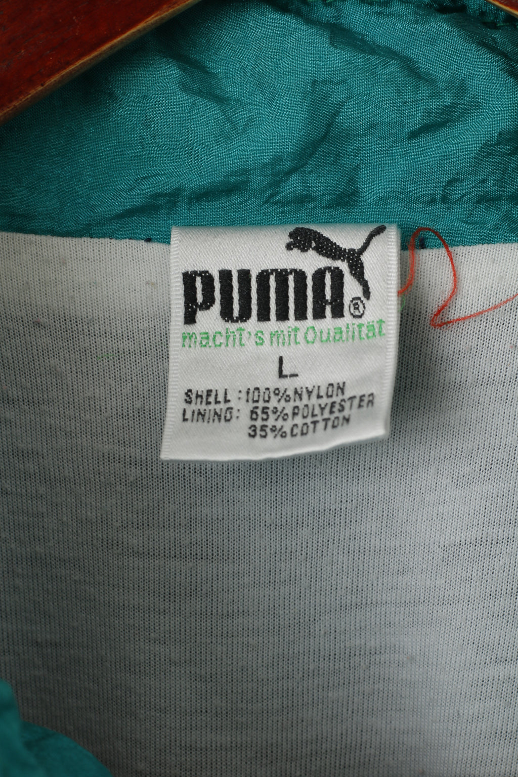 Puma International Veste de survêtement L pour homme Bleu marine Vintage Nylon Festival Sport Top