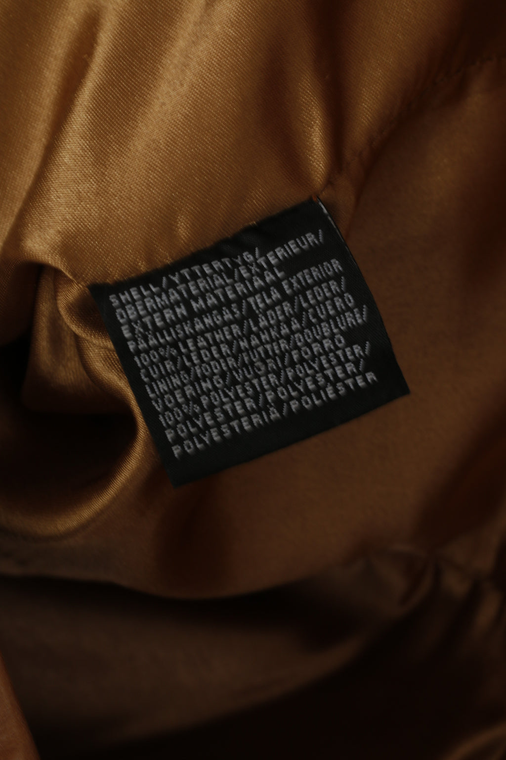 Giacca vintage da donna M. Giacca casual monopetto in pelle marrone