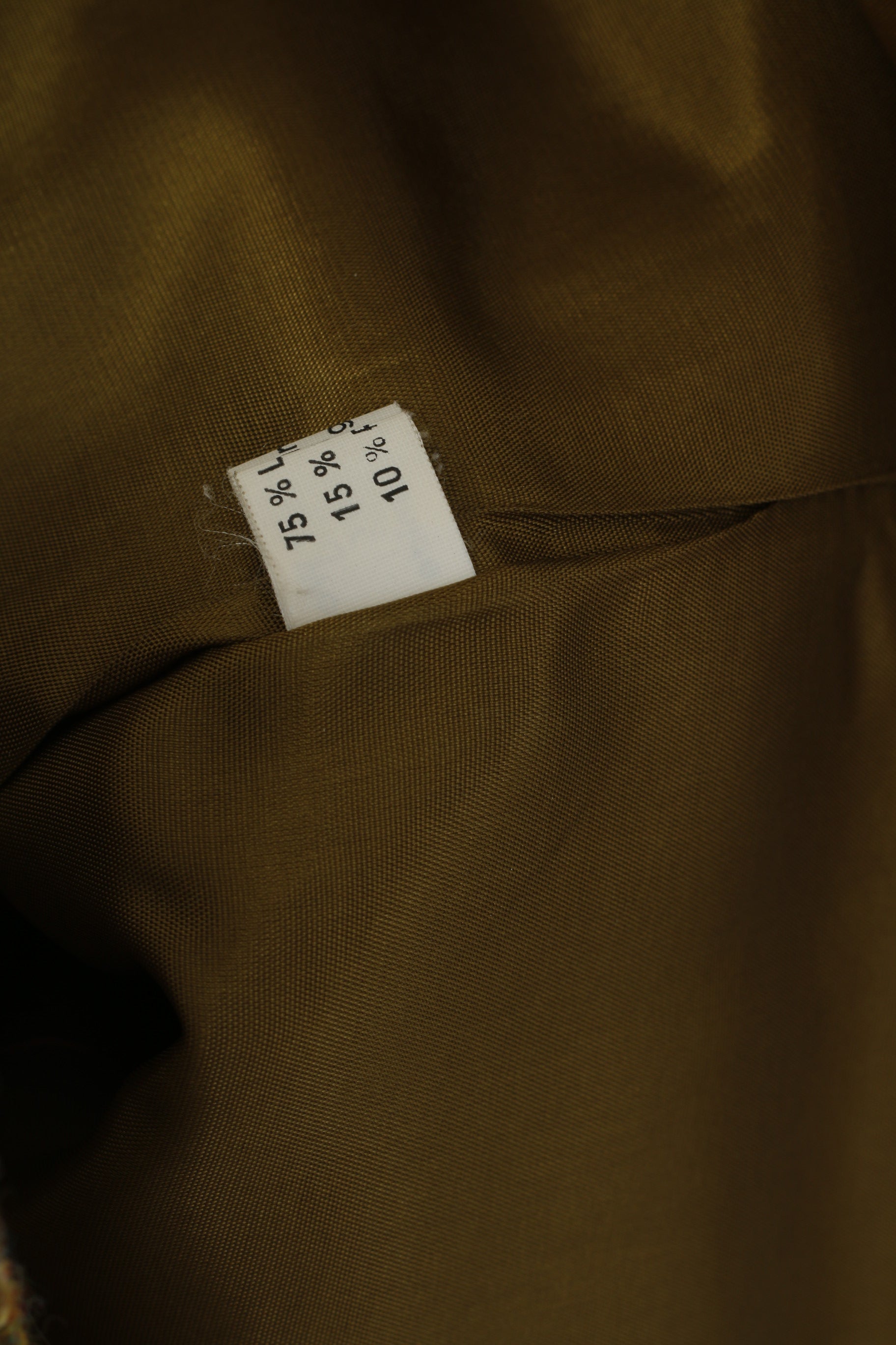 Bernadetta Alvini Giacca Donna 38 Blazer Verde Vintage Pied De Poule in Lana Mohair