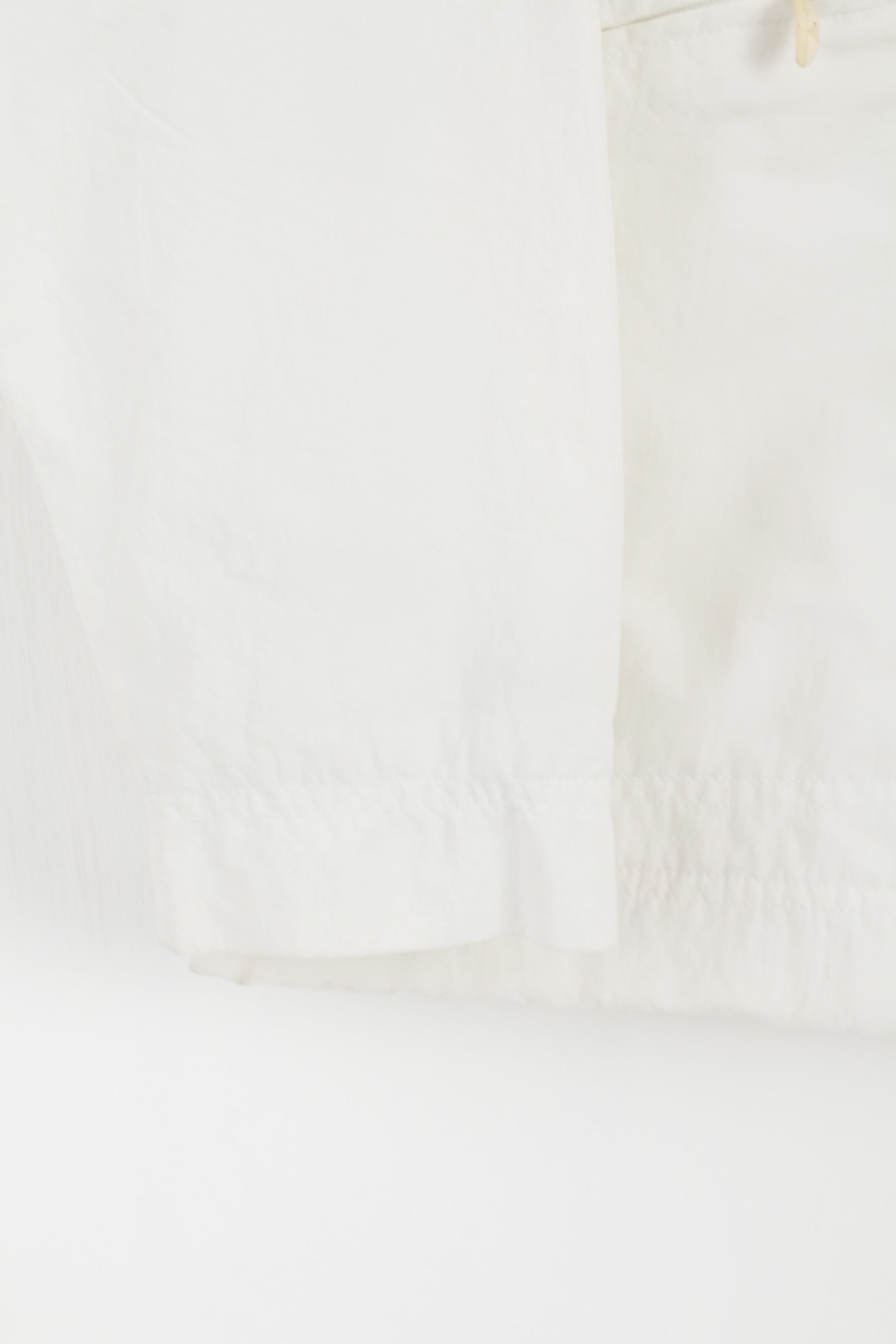 Adidas Femme 10 M Veste pull en nylon blanc vintage Rétro '00 Top