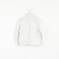 Adidas Women 10 M Pullover Jacket White Nylon Vintage Retro '00 Top