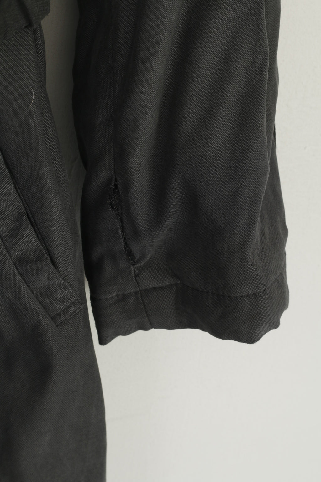 Armani Collezioni Femmes 40 M Manteau Gris Vintage Rembourré Ceinturé Classique Trench
