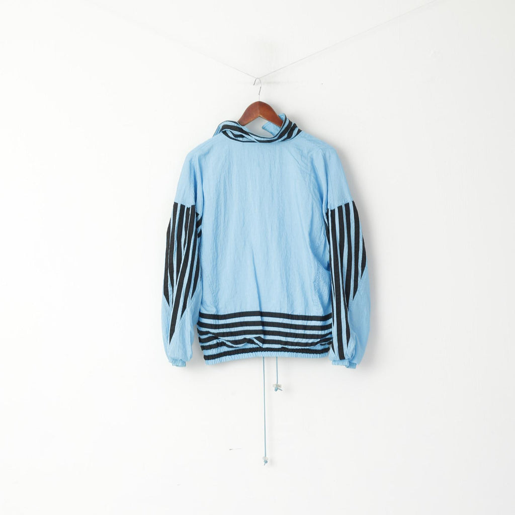 Puma Men 3 S Track Jacket Vintage 90s Blue Nylon Waterproof Festival Retro Top