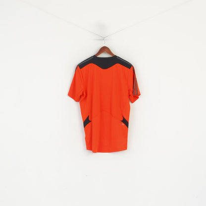 Adidas Hommes M Chemise Néon Orange Climacool Activewear Run Jersey Top