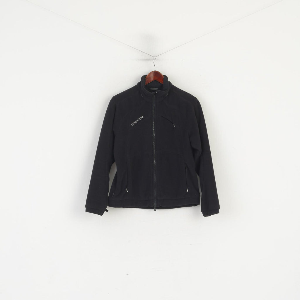 Top in pile da donna Columbia Sportswear Top caldo con cerniera intera vintage titanio nero