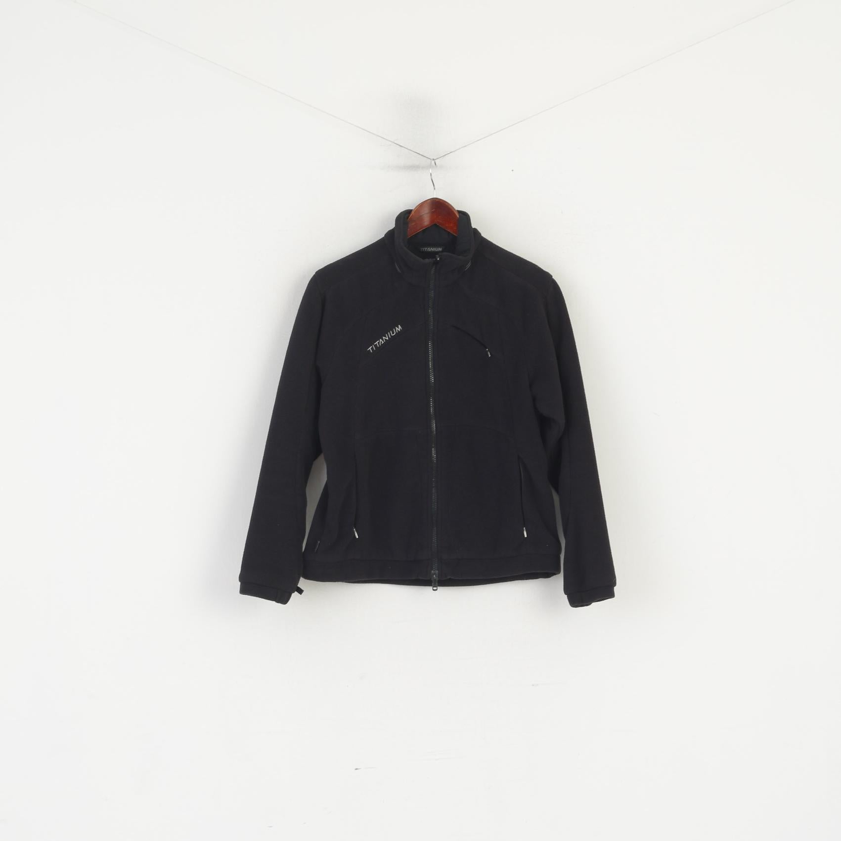 Top in pile da donna Columbia Sportswear Top caldo con cerniera intera vintage titanio nero