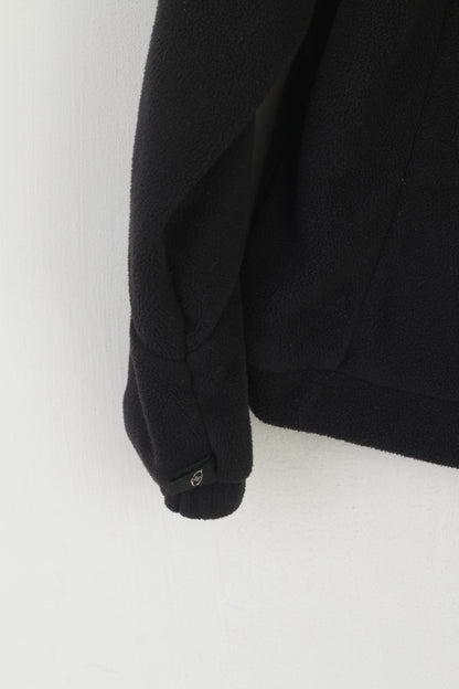 Columbia Sportswear Women S Fleece Top Black Titanium Vintage Full Zip Warm Top