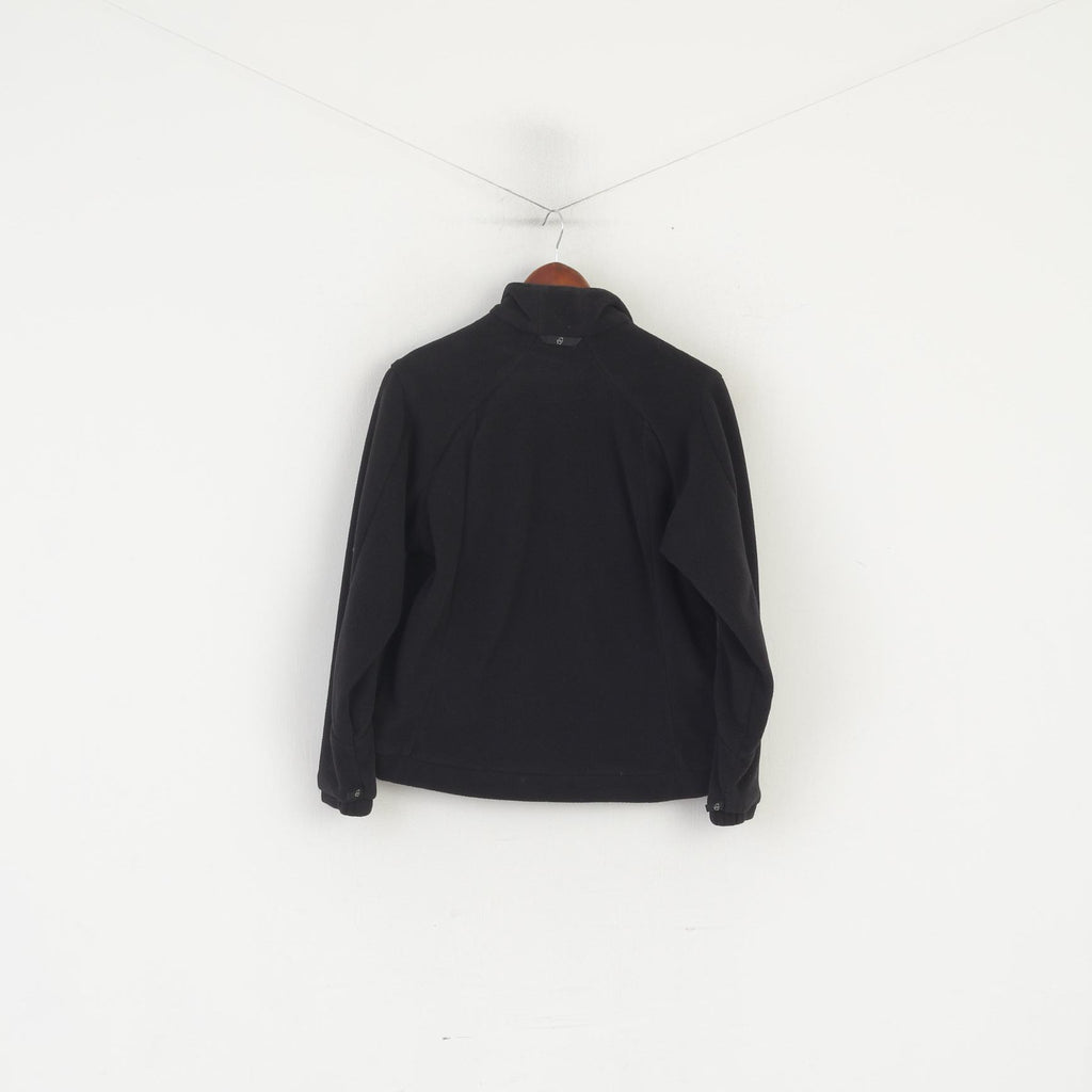 Top in pile da donna Columbia Sportswear Top caldo con cerniera intera vintage titanio nero