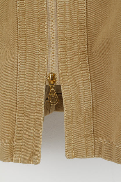 CATHERINA HEPFER Giacca da donna 18 44 Blazer classico in cotone con zip beige