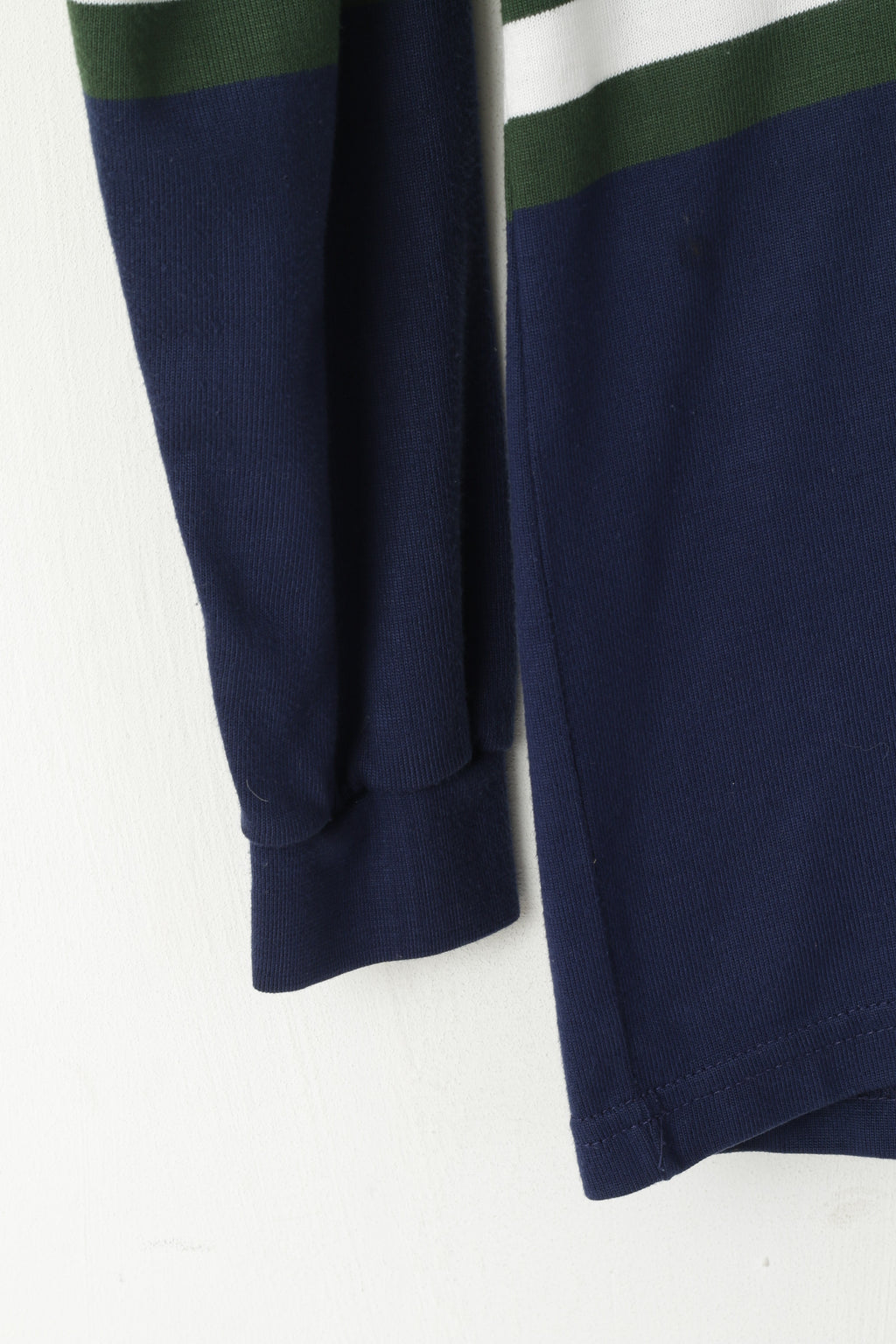 O'Neills Hommes 36" S Polo Marine LHS Beaufort Rayé Manches Longues Haut Pull