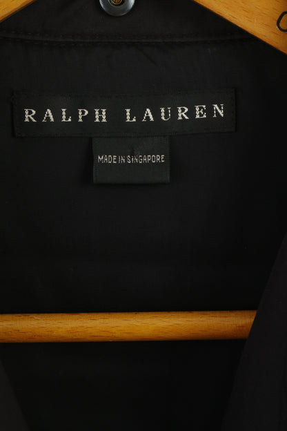 Ralph Lauren Women S Jacket Black Ramones Full Zipper Casual Top