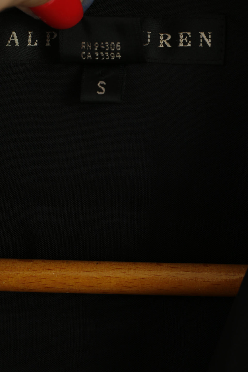 Ralph Lauren Women S Jacket Black Ramones Full Zipper Casual Top