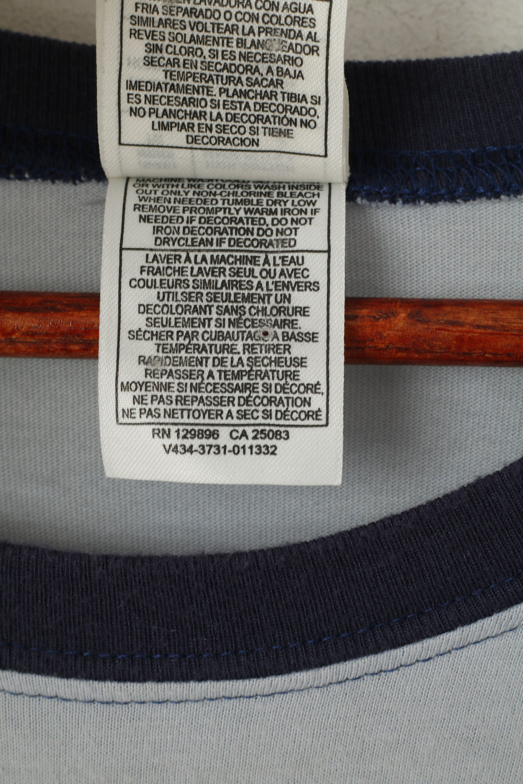 Disney Store Chemise M pour homme Bleu Goofys Glider Haut à manches longues et col rond en coton