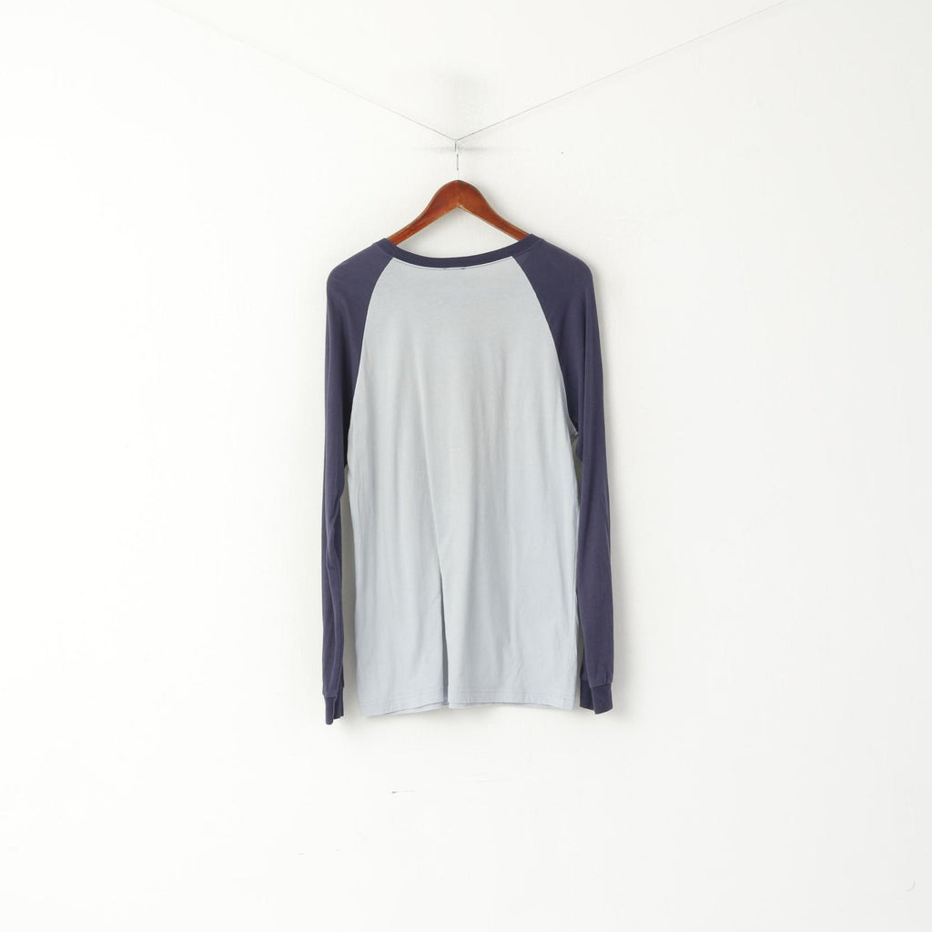 Disney Store Chemise M pour homme Bleu Goofys Glider Haut à manches longues et col rond en coton