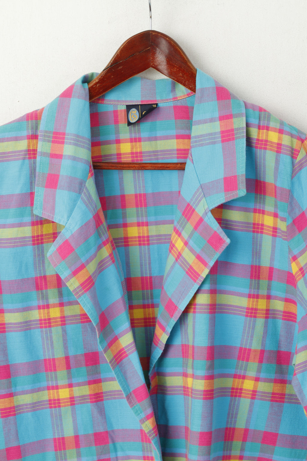 Il tuo sesto senso Giacca da donna 16 L Blazer blu con spalline vintage e giacca monopetto