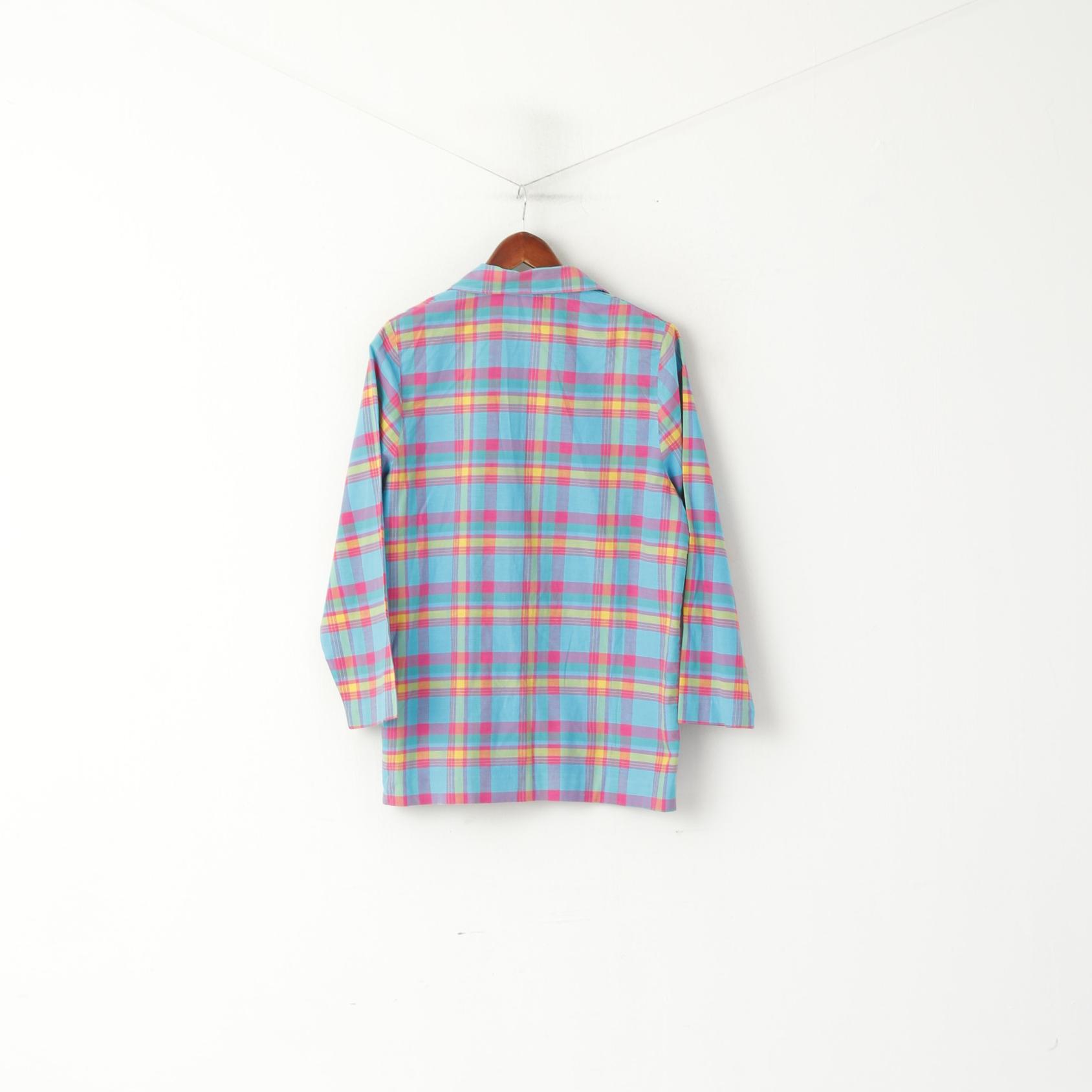 Il tuo sesto senso Giacca da donna 16 L Blazer blu con spalline vintage e giacca monopetto