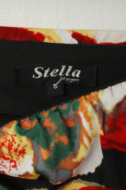 Stella Morgan Robe Midi Femme Noir Bandeau Imprimé Floral Doublure Été