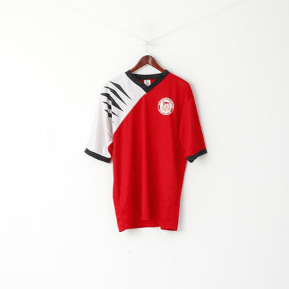 Maglia XL da uomo Sportsphere rossa vintage Warminster Soccer Club Pennsylvania Usa #13 Top