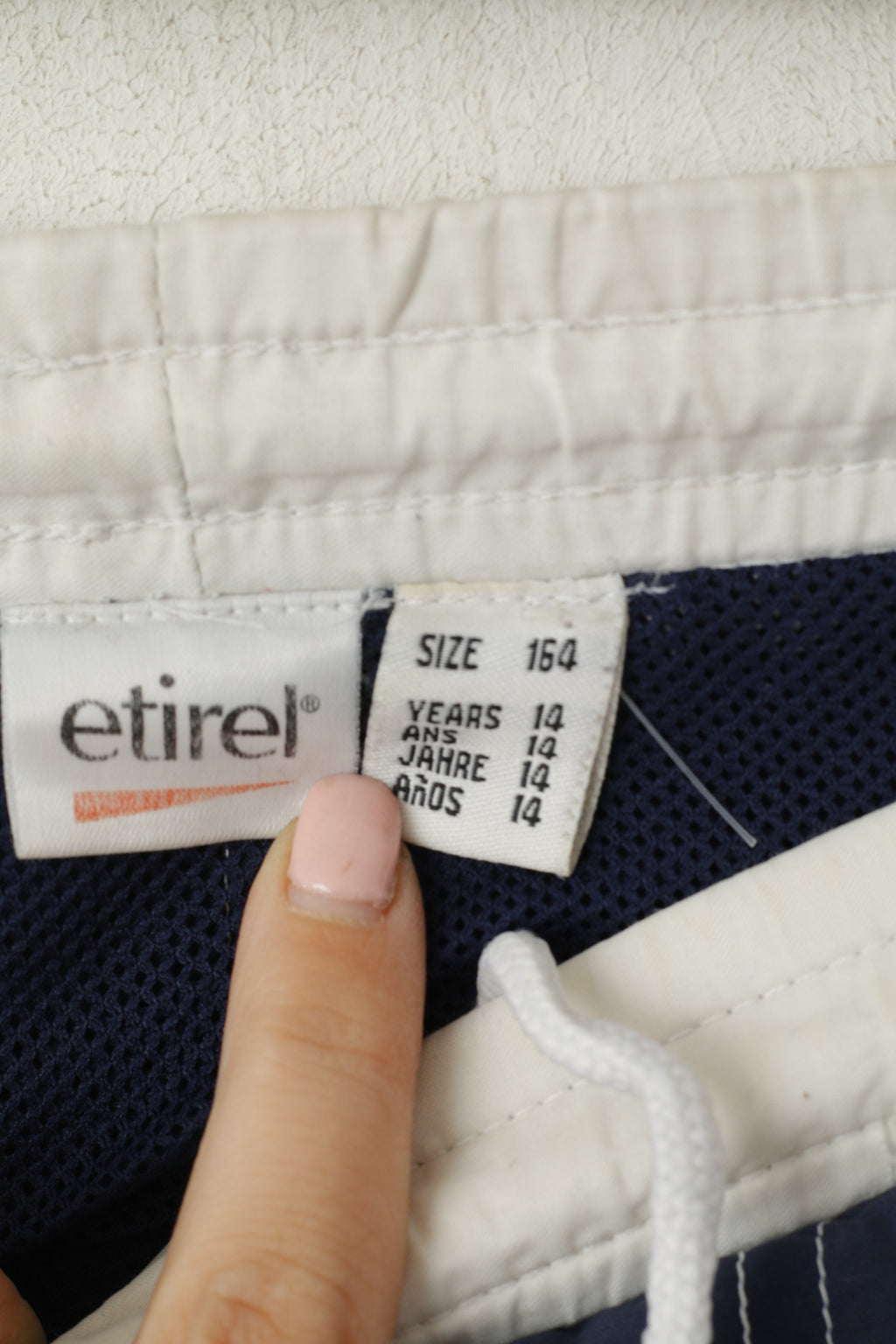 Etirel Youth 14 Age 164 Shorts Navy Sport Mesh Lined Summer Sport