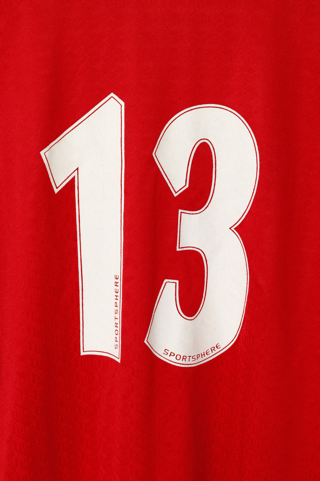 Sportsphere Mens XL Shirt Red Vintage Warminster Soccer Club Pennsylvania Usa #13 Top