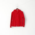 Peak Performance Veste Femme Rouge Kasy J Coton Mélangé À Capuche Zippé Haut