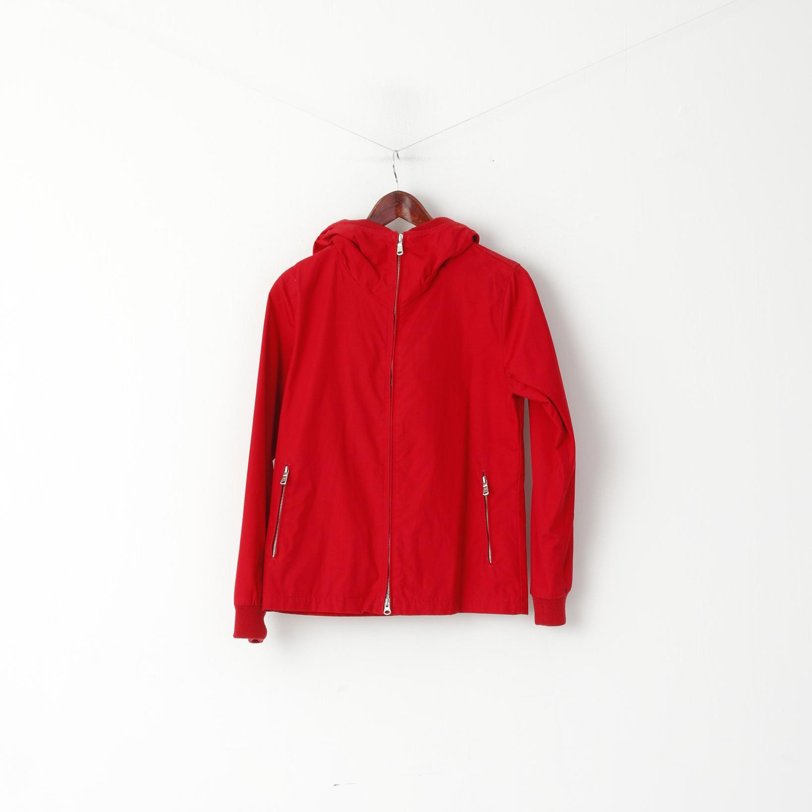 Peak Performance Veste Femme Rouge Kasy J Coton Mélangé À Capuche Zippé Haut