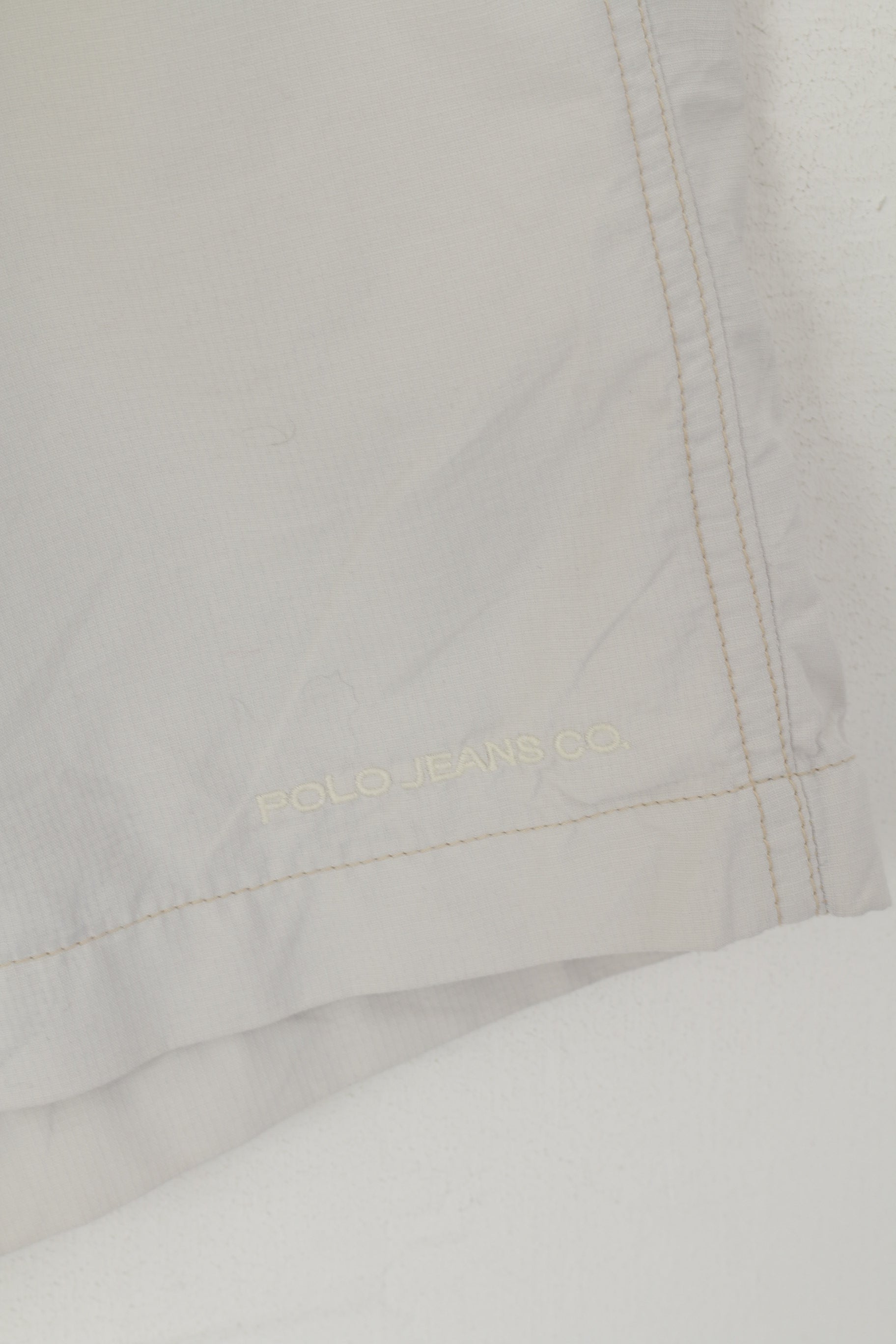 Polo Jeans Ralph Lauren Uomo 34 Shorts Bermuda morbidi in nylon grigio impermeabile