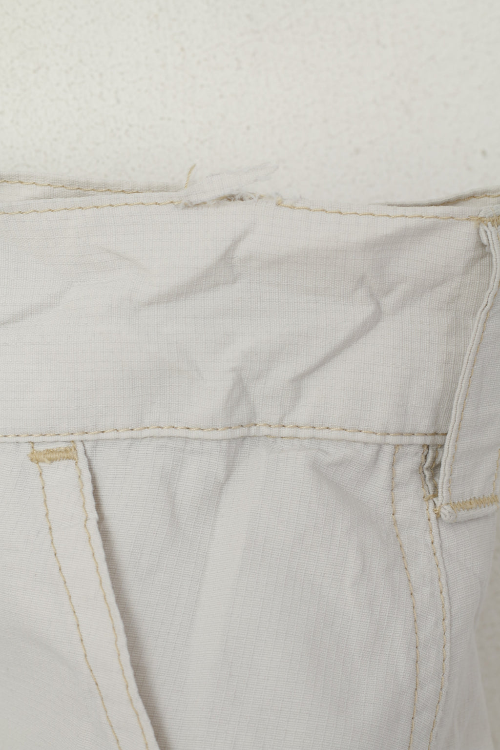 Polo Jeans Ralph Lauren Uomo 34 Shorts Bermuda morbidi in nylon grigio impermeabile