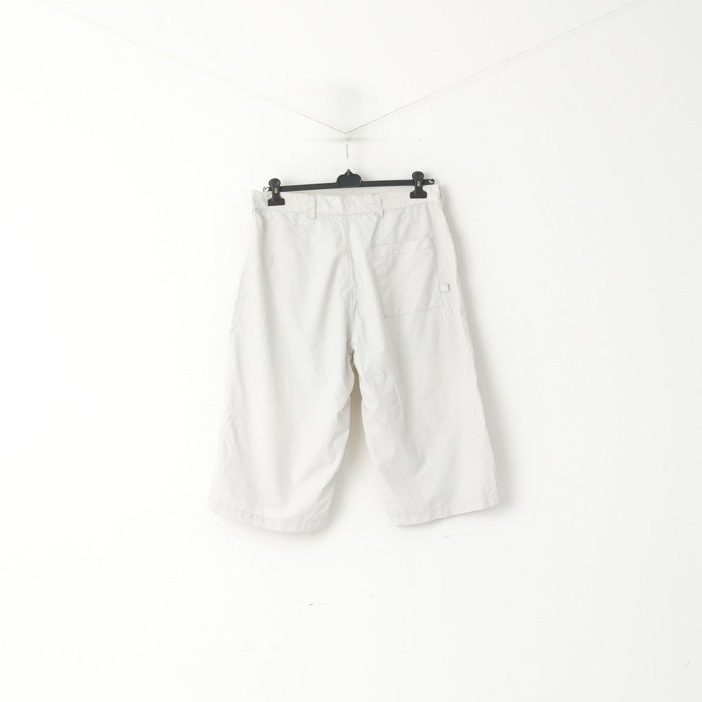 Polo Jeans Ralph Lauren Uomo 34 Shorts Bermuda morbidi in nylon grigio impermeabile