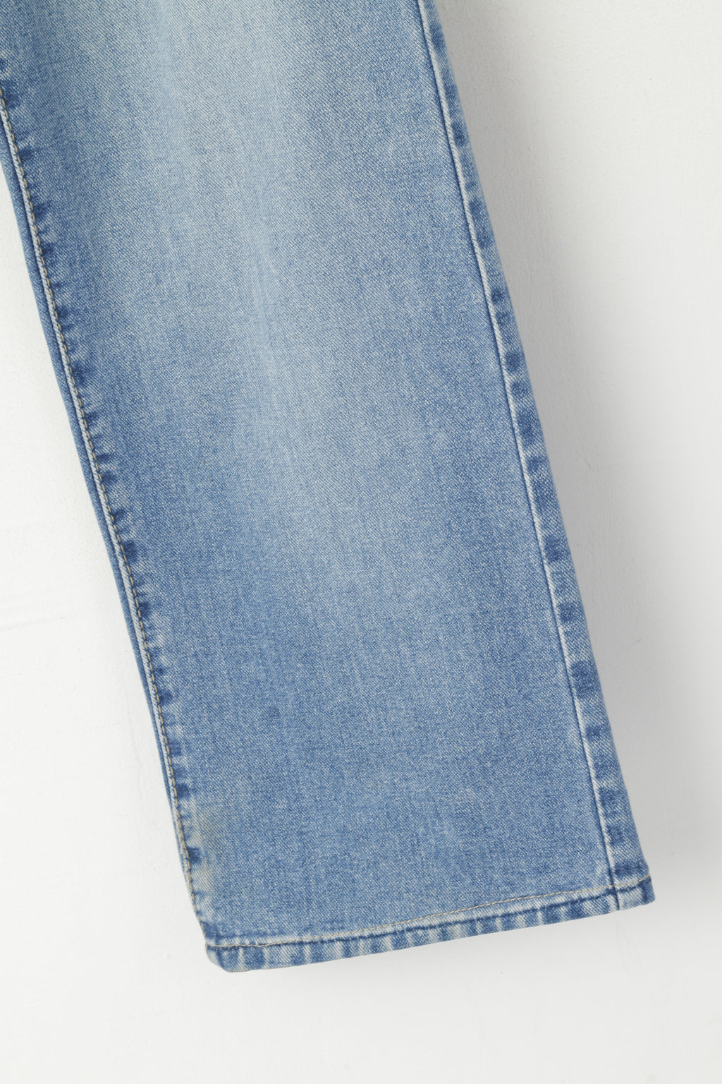 Joker Jeans Men 35 Trousers Blue Denim Cotton Double Basic Saddle Stttched Vintage Pants