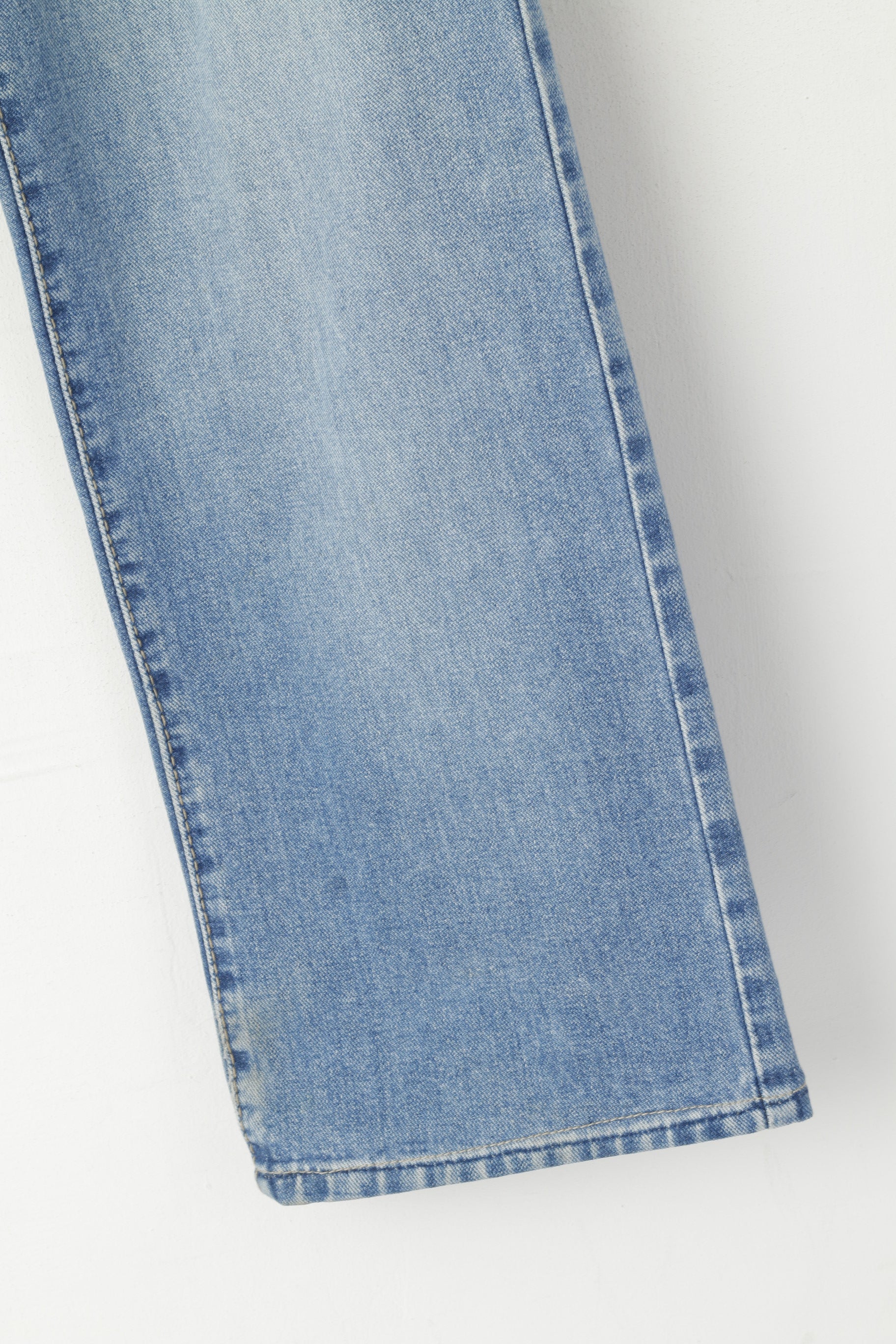 Joker Jeans Men 35 Trousers Blue Denim Cotton Double Basic Saddle Stttched Vintage Pants