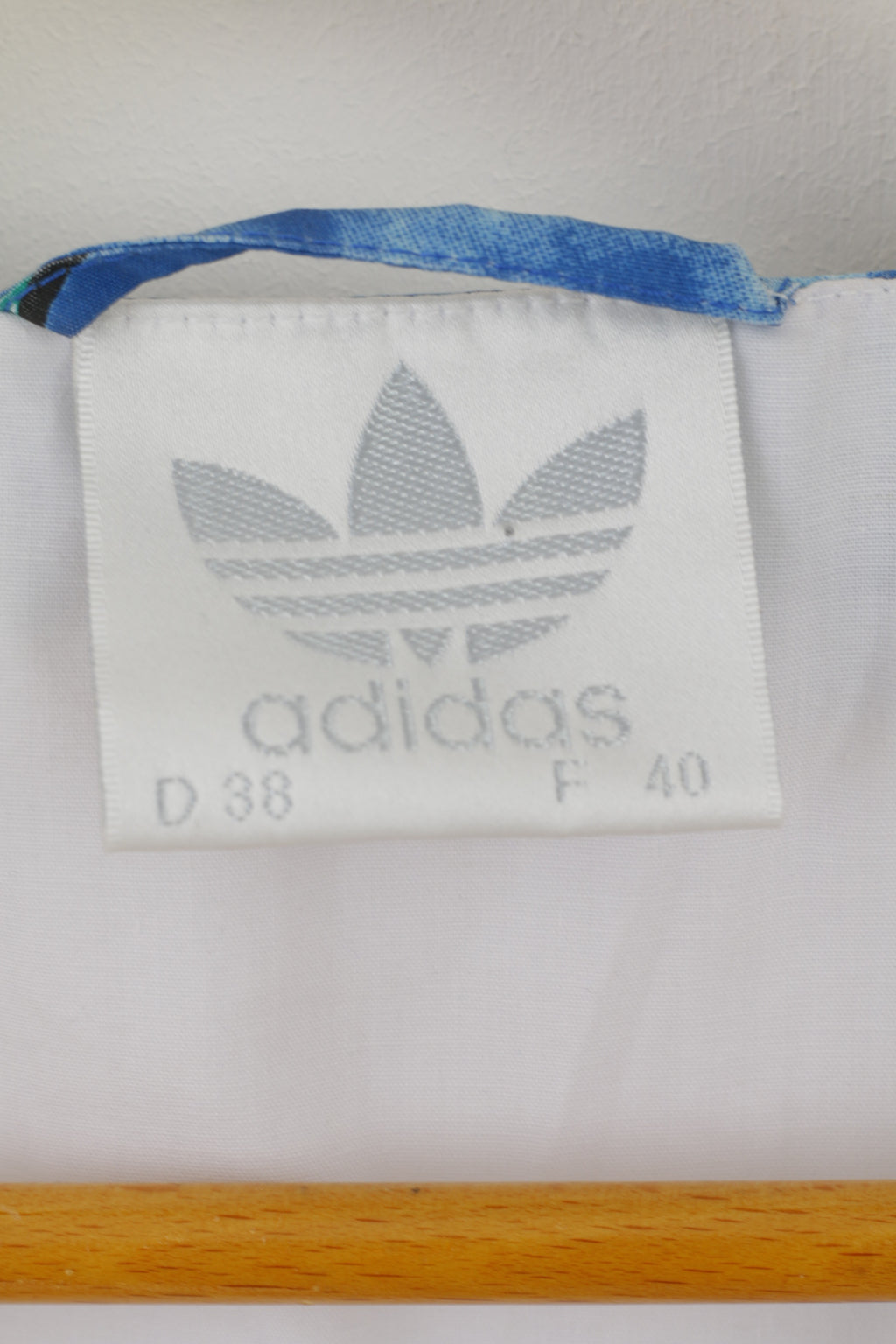 Adidas Femmes 10 38 M Gilet Blanc Tennis Sport Sans Manches Floral Vintage Gilet