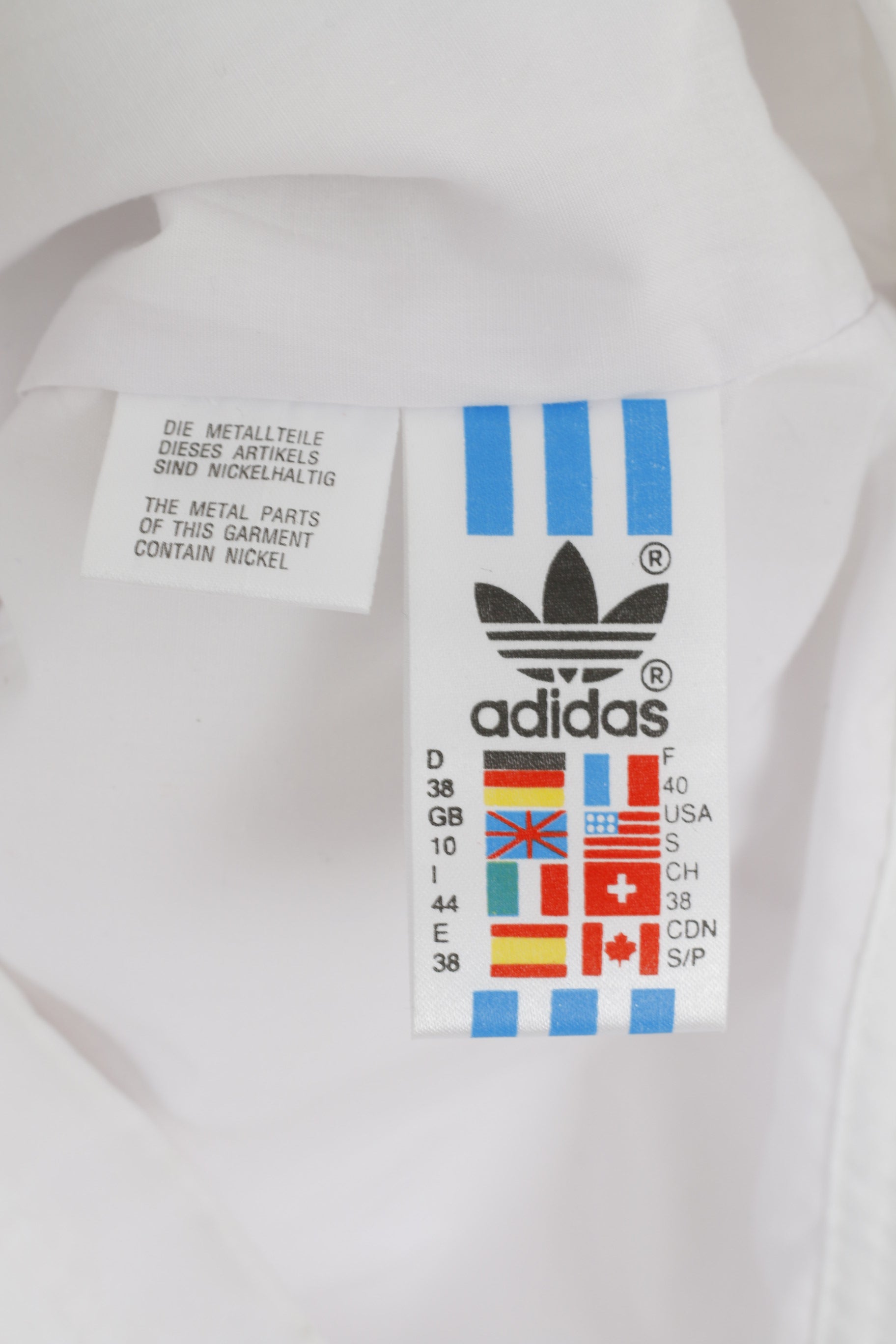 Adidas Femmes 10 38 M Gilet Blanc Tennis Sport Sans Manches Floral Vintage Gilet