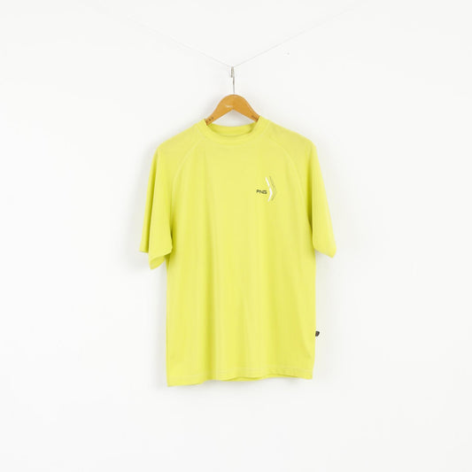 Ping Uomo M Camicia Neon Green Golf Manica corta Activewear Top