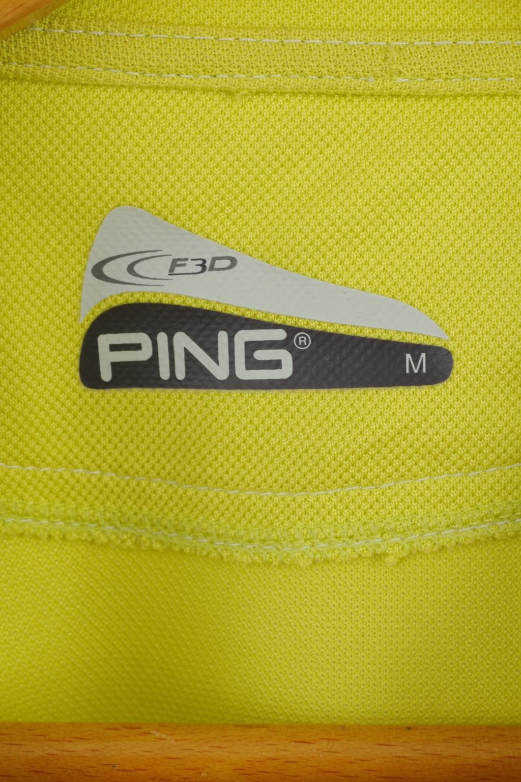 Ping Uomo M Camicia Neon Green Golf Manica corta Activewear Top